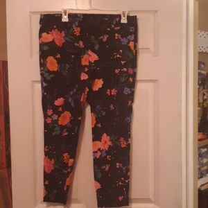 Floral Pixie Pants Size 12